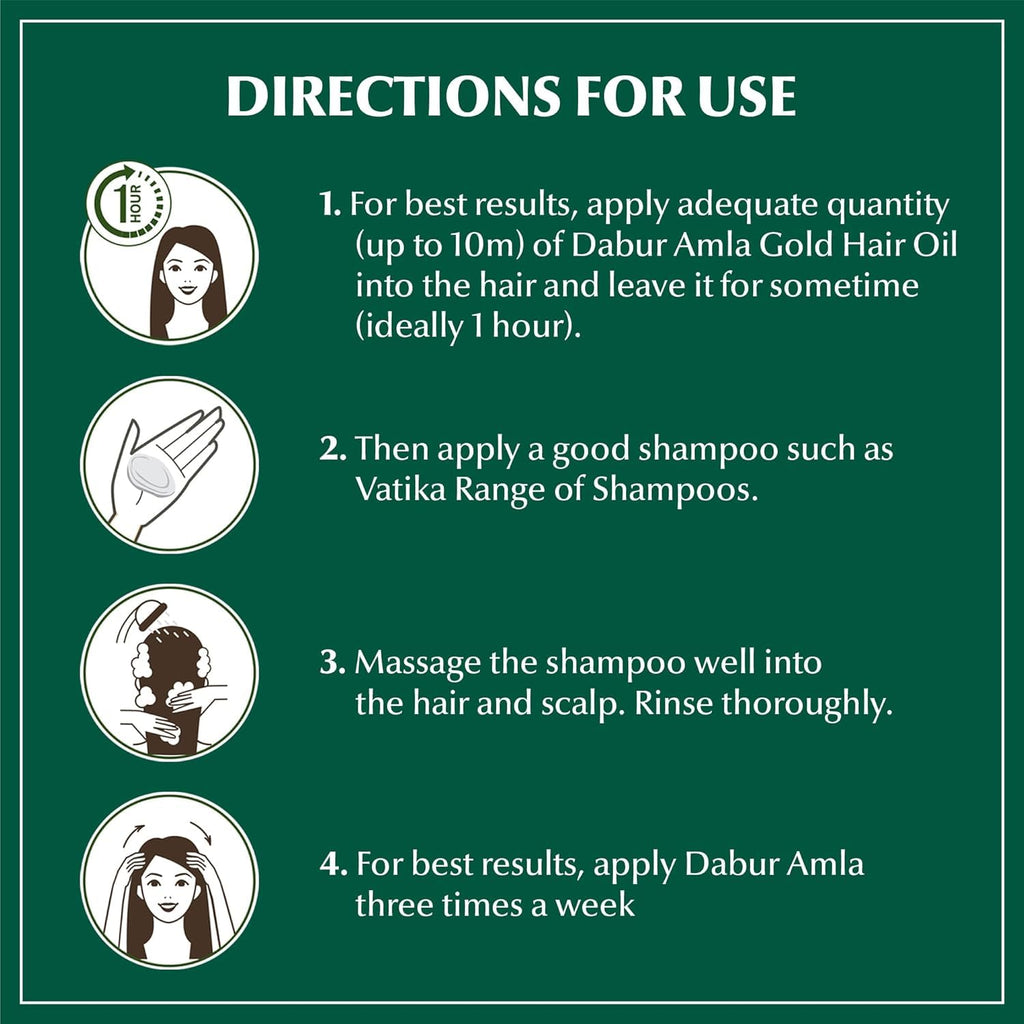 Dabur Amla Natural Hair Oil - 10.14 oz