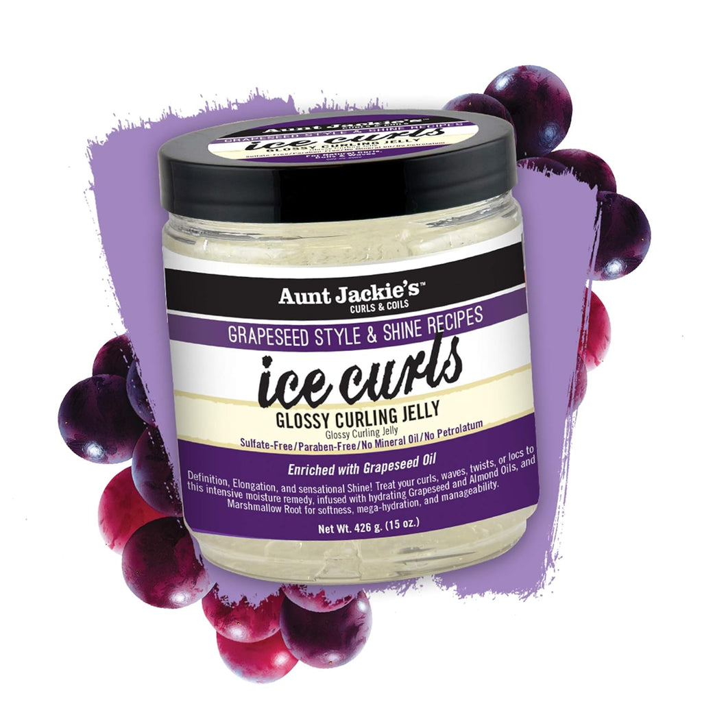 Aunt Jackie's Curls & Coils Ice Curls Glossy Curling Jelly - 15 oz