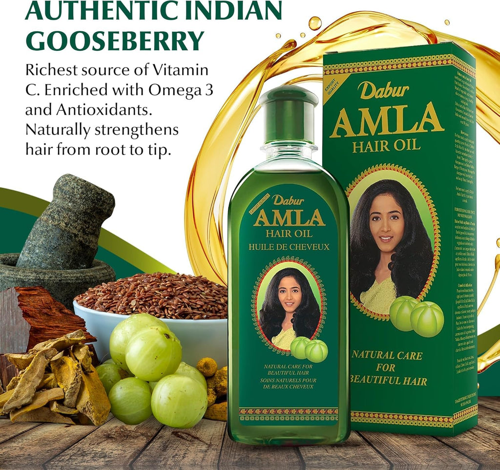 Dabur Amla Natural Hair Oil - 10.14 oz