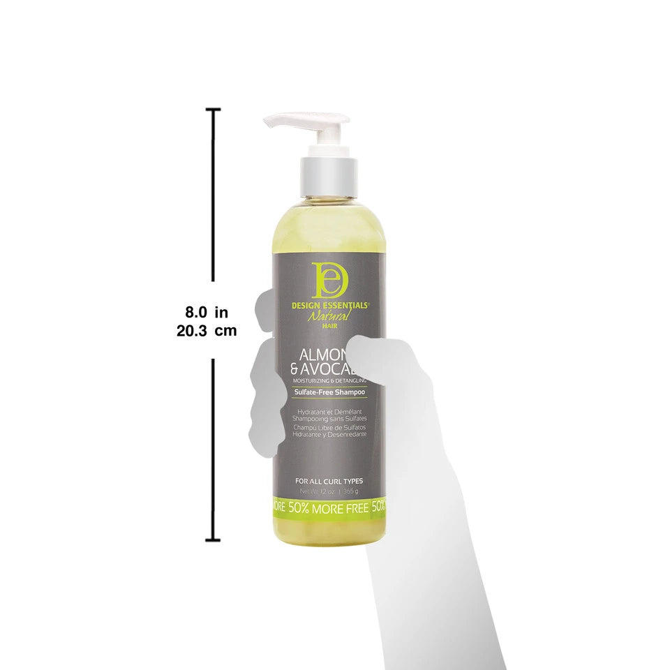 Design Essentials Natural Hair Almond & Avocado Sulfate-Free Shampoo