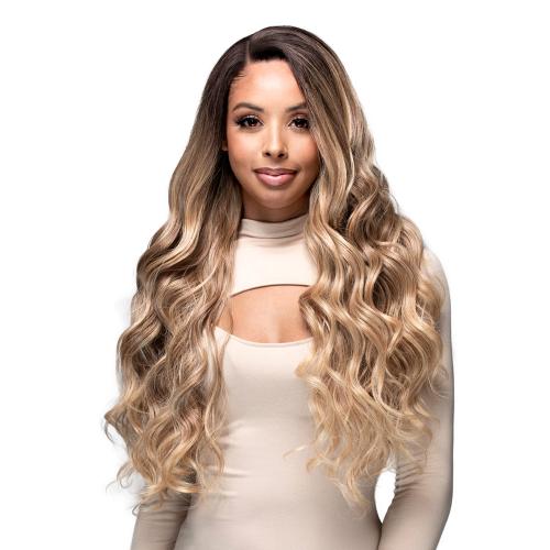 Bobbi Boss Glueless Human Hair Blend 13x4 HD Lace Front Wig - Hannie