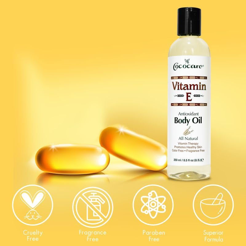 Cococare Vitamin E Body Oil - 8.5 oz