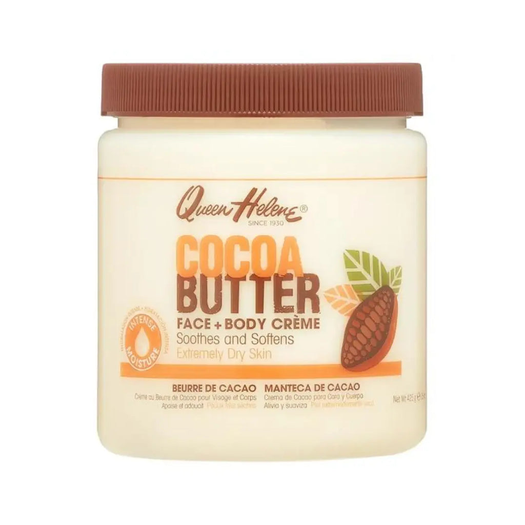 Queen Helene Cocoa Butter Face & Body Cream - Extra Dry Skin- 15 oz