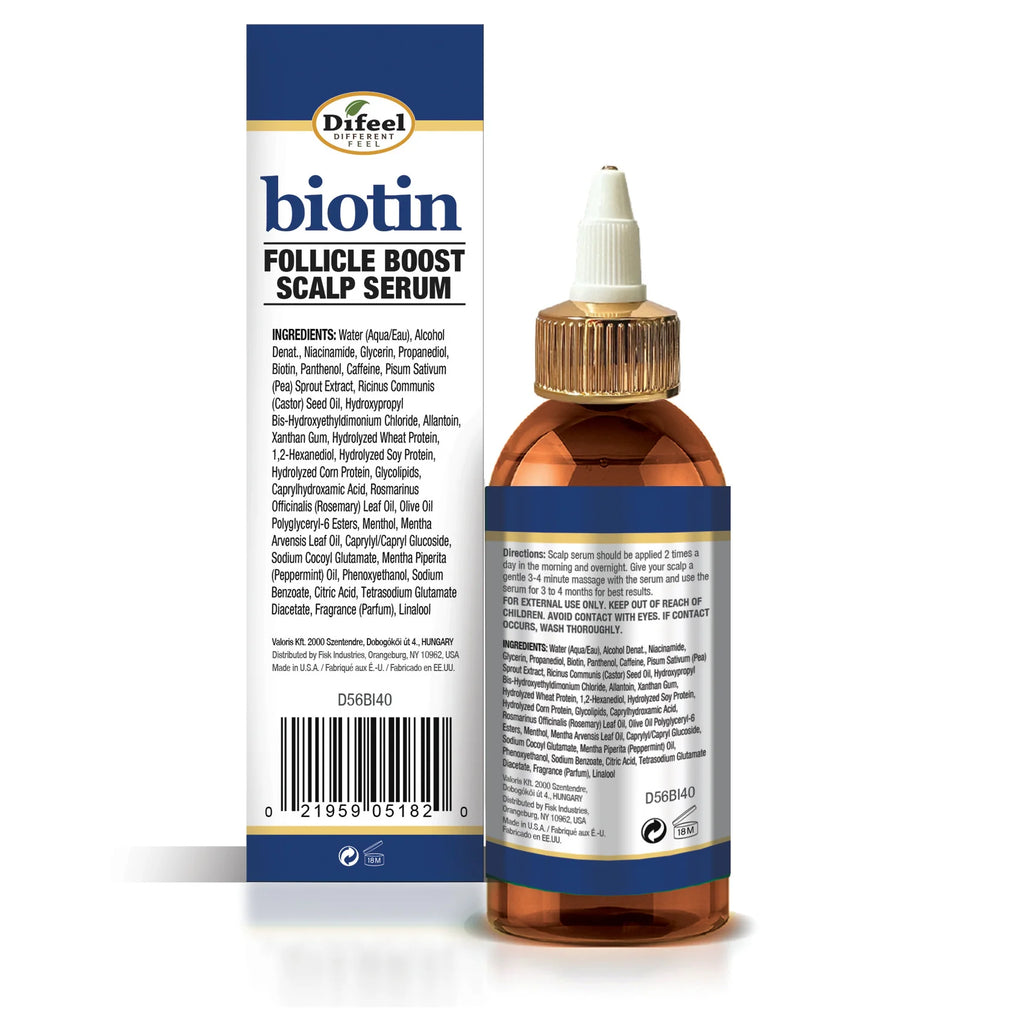 Difeel Biotin Follicle Boost Scalp Serum - 4 oz