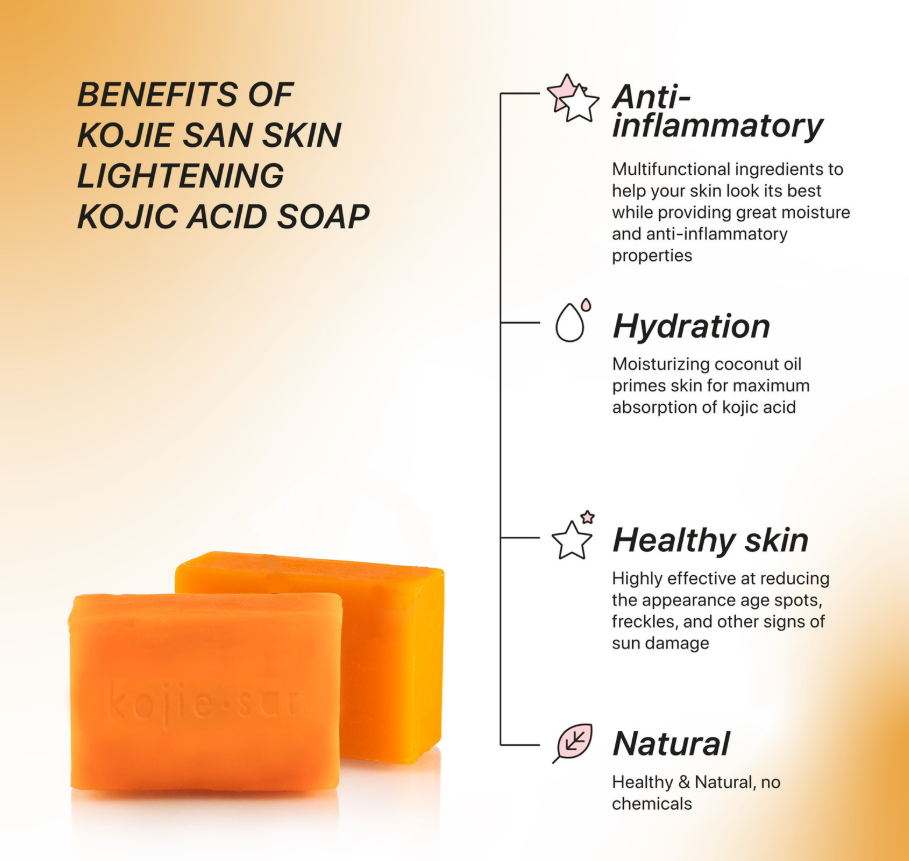 Kojie San Skin and Body Brightening Soap - 4.7 oz