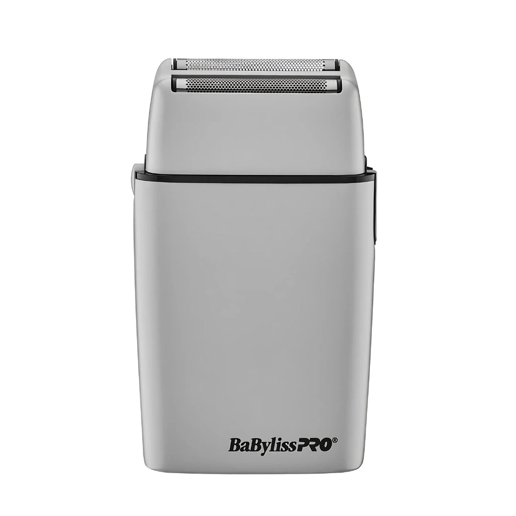 BaBylissPRO Limited Edition Matte Grey Cord/Cordless Metal Double-Foil Shaver