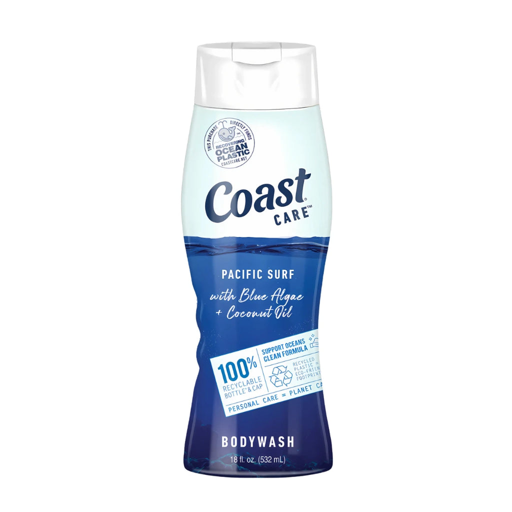 Coast Care Pacific Surf with Blue Algae & Coconut Oil Body Wash - 18 oz