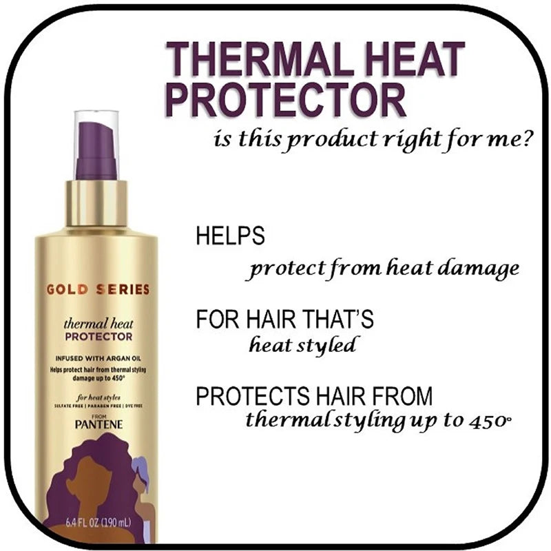 Pantene Gold Series Thermal Heat Protector for Heat Styles