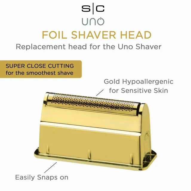 StyleCraft Replacement Uno Shaver Gold Titanium Single Foil Head