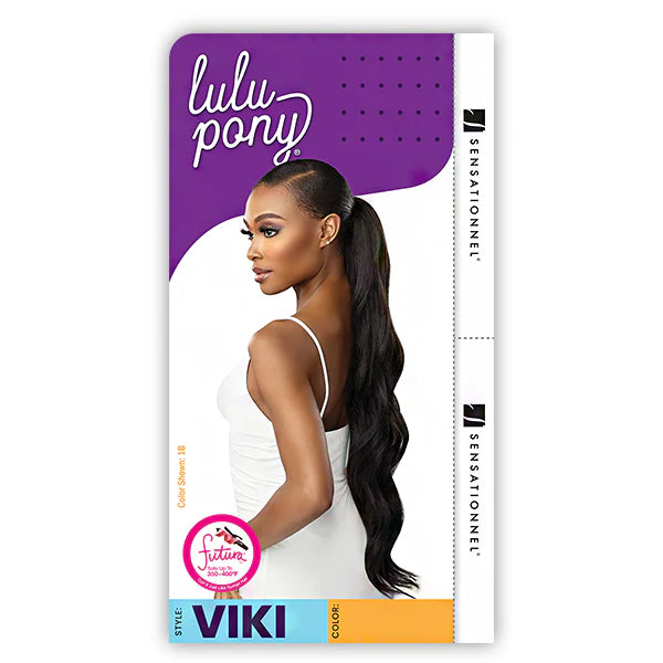 Sensationnel Synthetic Hair Ponytail Lulu Pony 30" Long Loose Wave Ponytail- VIKI