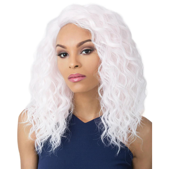 IT'S A WIG! Ready to Wear & Go Swiss Lace Premium Glueless Synthetic Wig